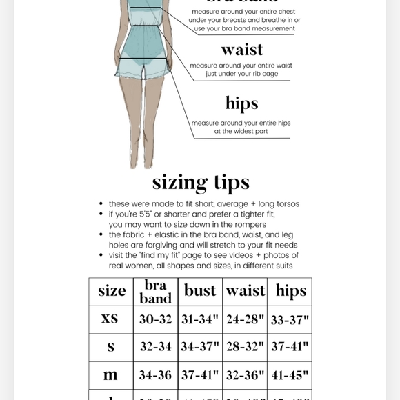 HoneyMark Rue swim romper - Picture 1 of 3